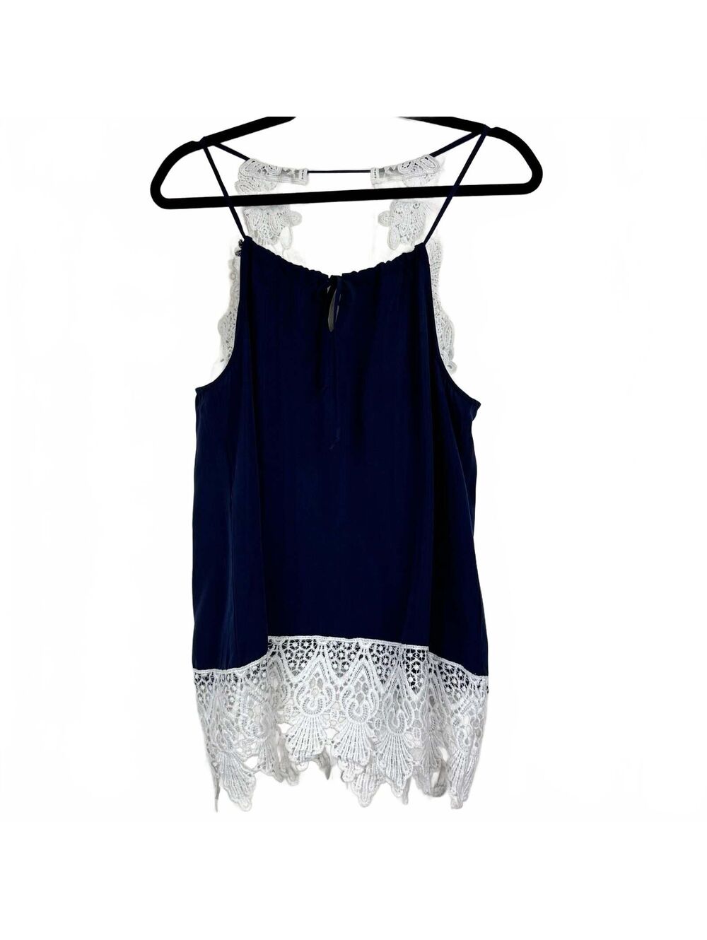 No Boundaries Blue Sleeveless Blouse Women's Size Medium